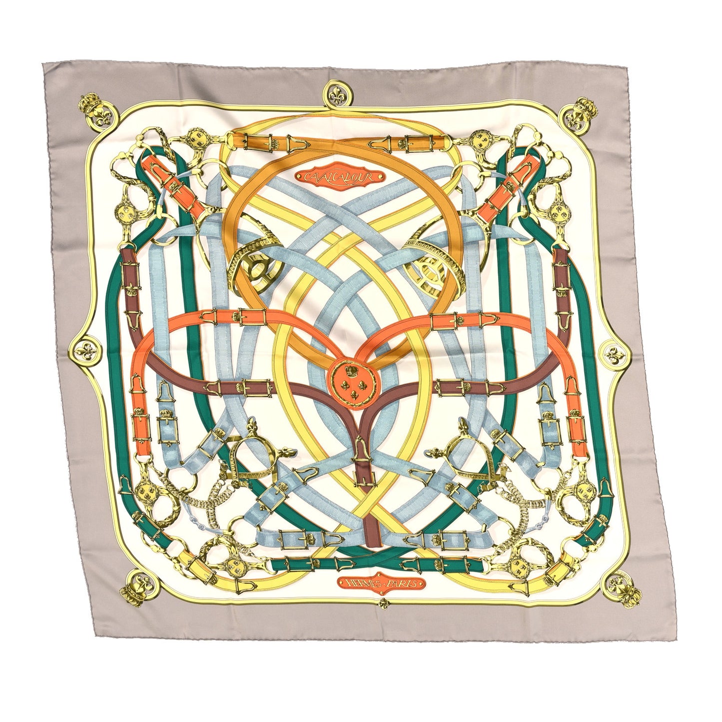 Silk Cavalcadour Scarf 90