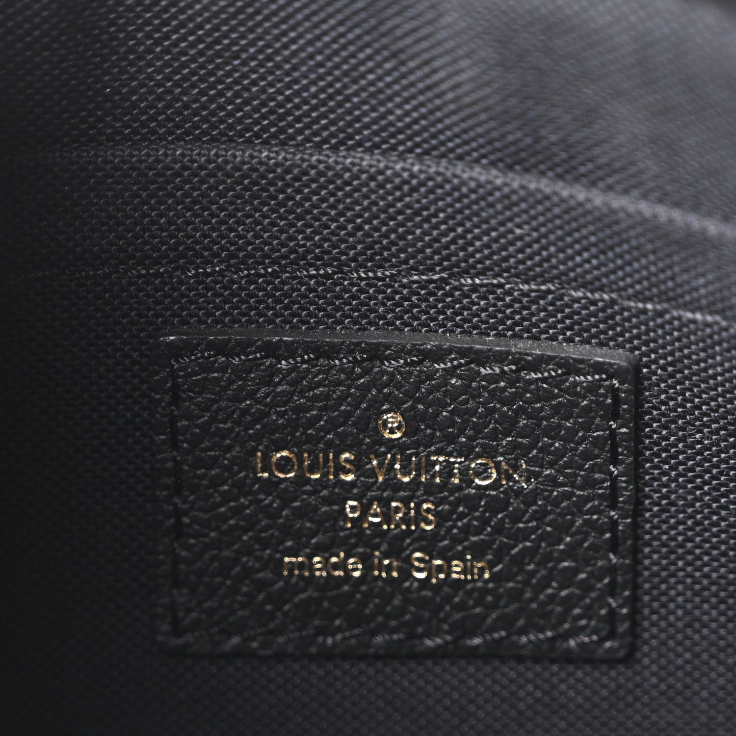 Louis Vuitton Monogram Pallas Clutch Black 6 of 10