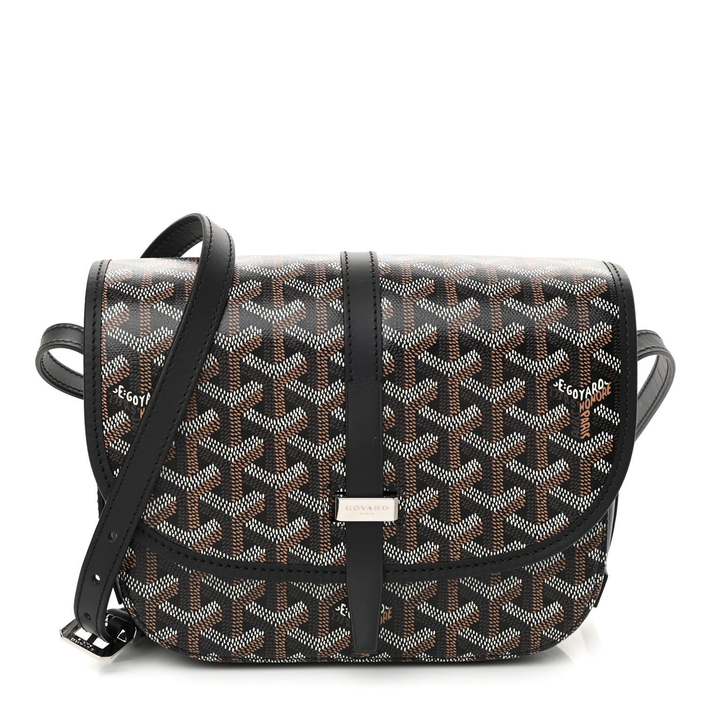 Goyardine Belvedere II PM Messenger Bag Black