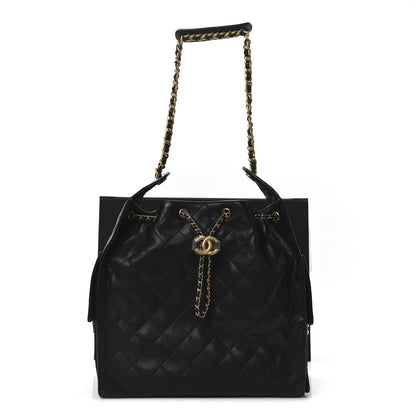 Chanel Caviar Quilted Medium Chanel 25 Handbag Black 12 of 12