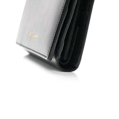Saint Laurent Smooth Calfskin Compact Wallet Black 16 of 17