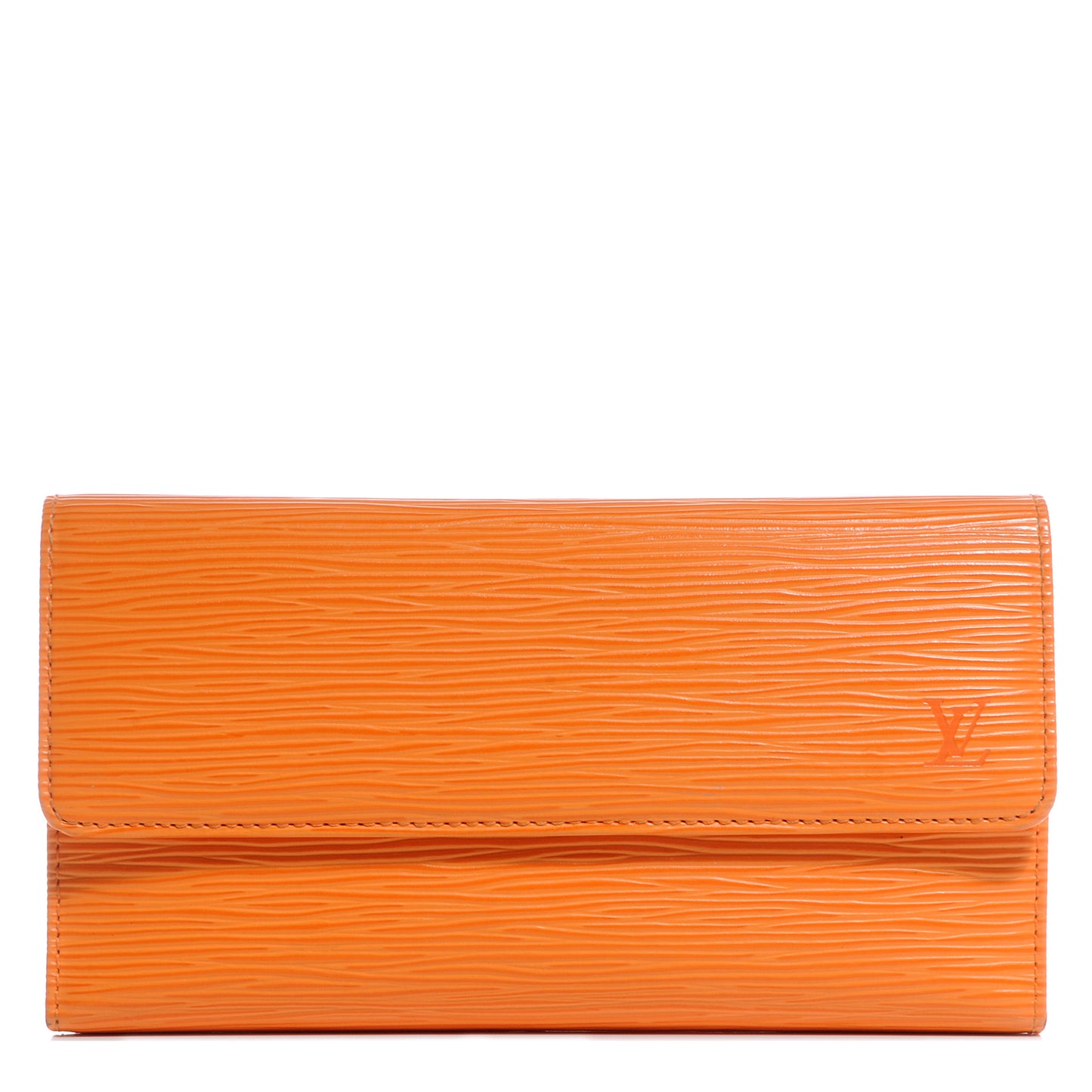 Epi Porte Tresor International Wallet Mandarin