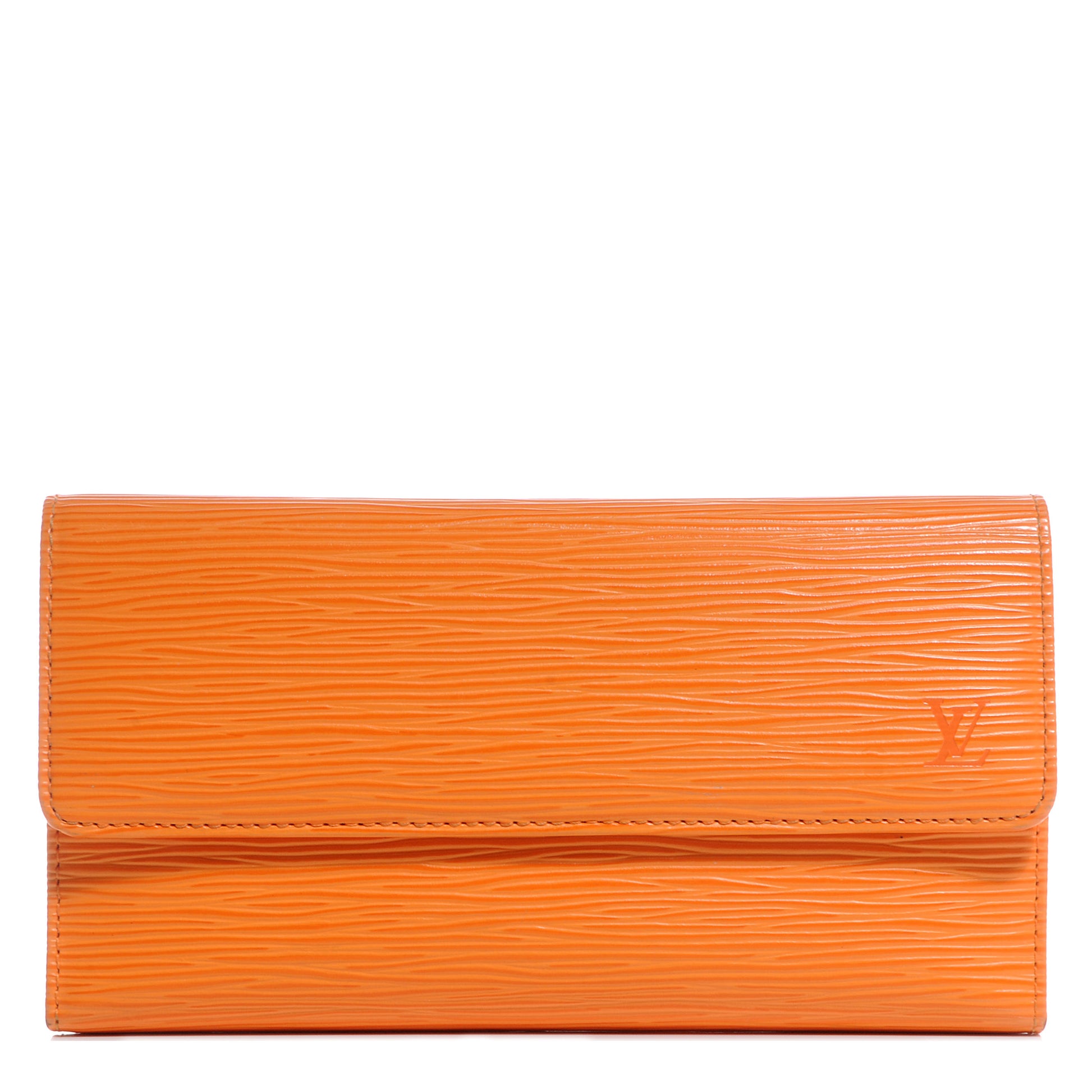 Louis Vuitton Epi Porte Tresor International Wallet Mandarin 1 of 7