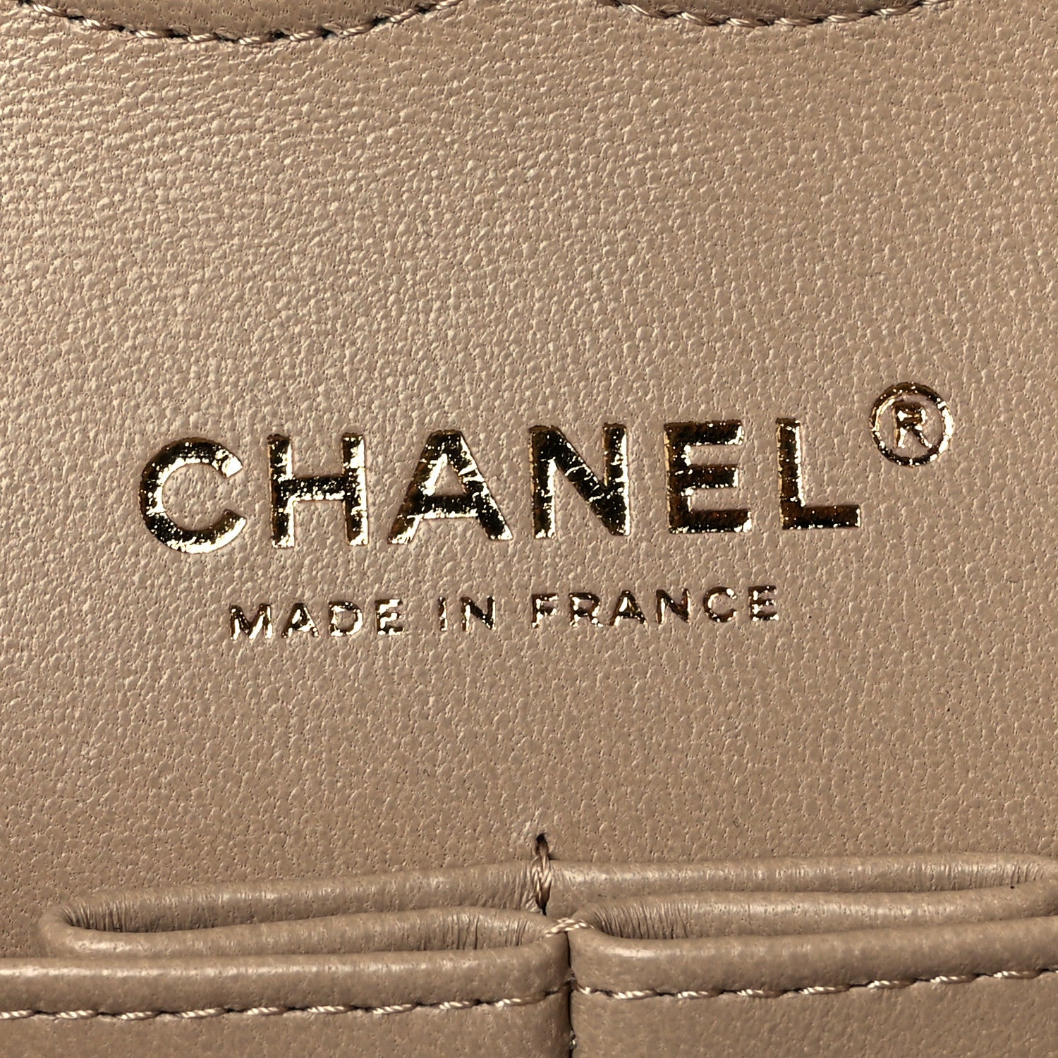 Chanel Iridescent Caviar Quilted Medium Double Flap Dark Beige 6 of 11