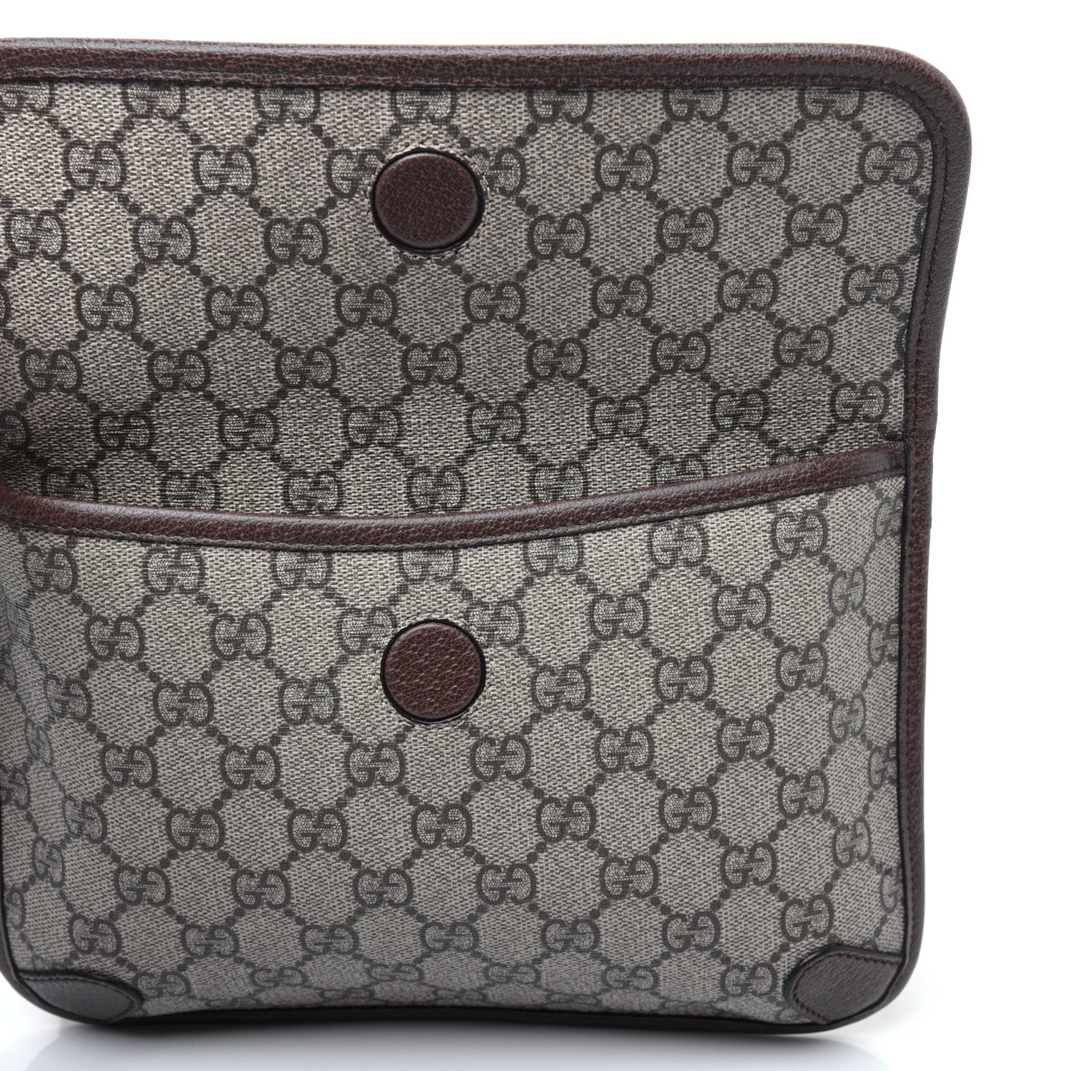 Gucci GG Supreme Monogram Neo Vintage Web Belt Bag Brown 11 of 15