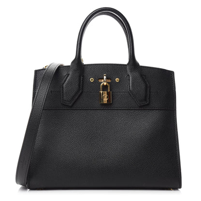 Louis Vuitton Taurillon City Steamer PM Black 1 of 10