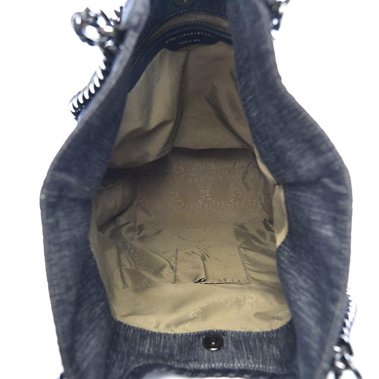 Denim Chain Falabella Tote Blue