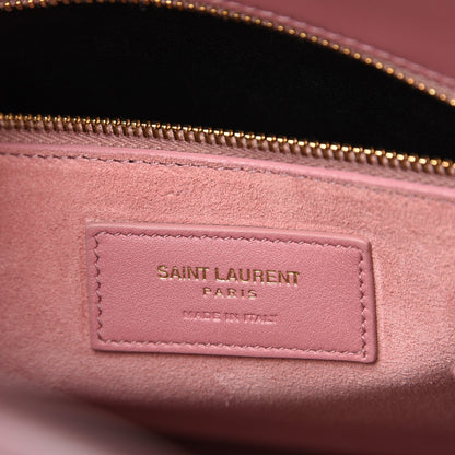 Saint Laurent Calfskin Small Sac De Jour Dark Rose 7 of 9