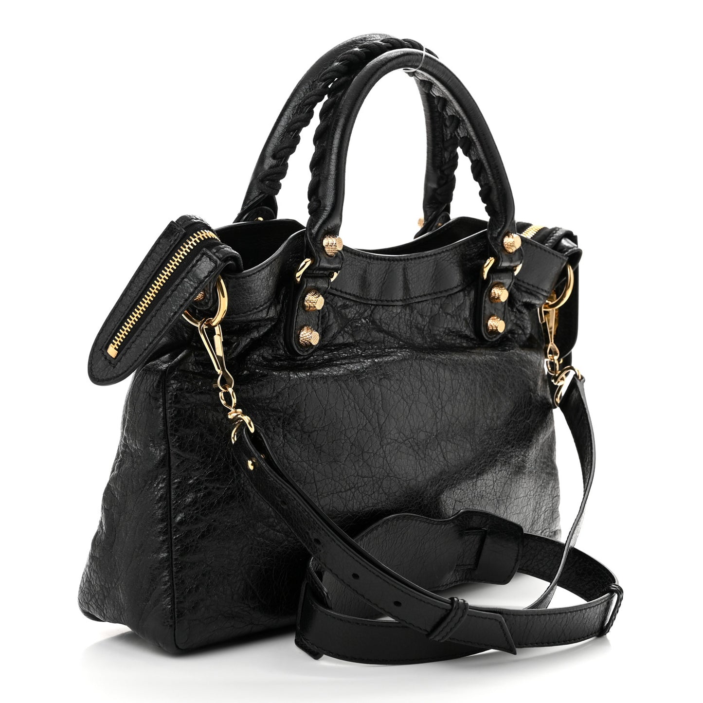 Agneau Giant 12 Gold Hardware Town Black