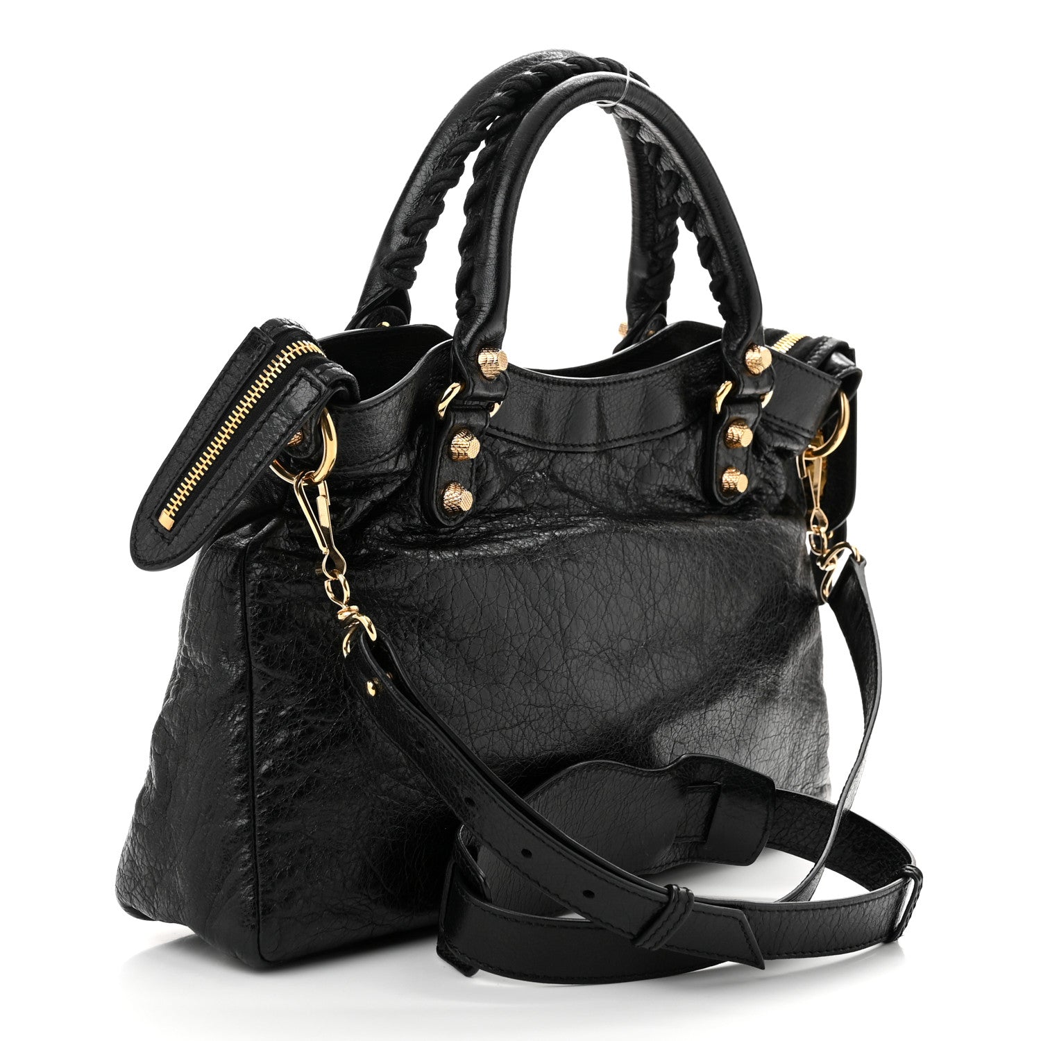 Balenciaga Agneau Giant 12 Gold Hardware Town Black 3 of 10