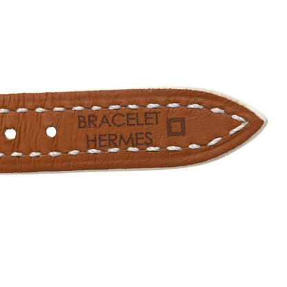 Hermes Matte Alligator Heure H Hour Watch Strap White 4 of 8