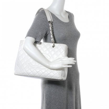 Chanel Caviar Grand Shopping Tote GST White 2 of 8