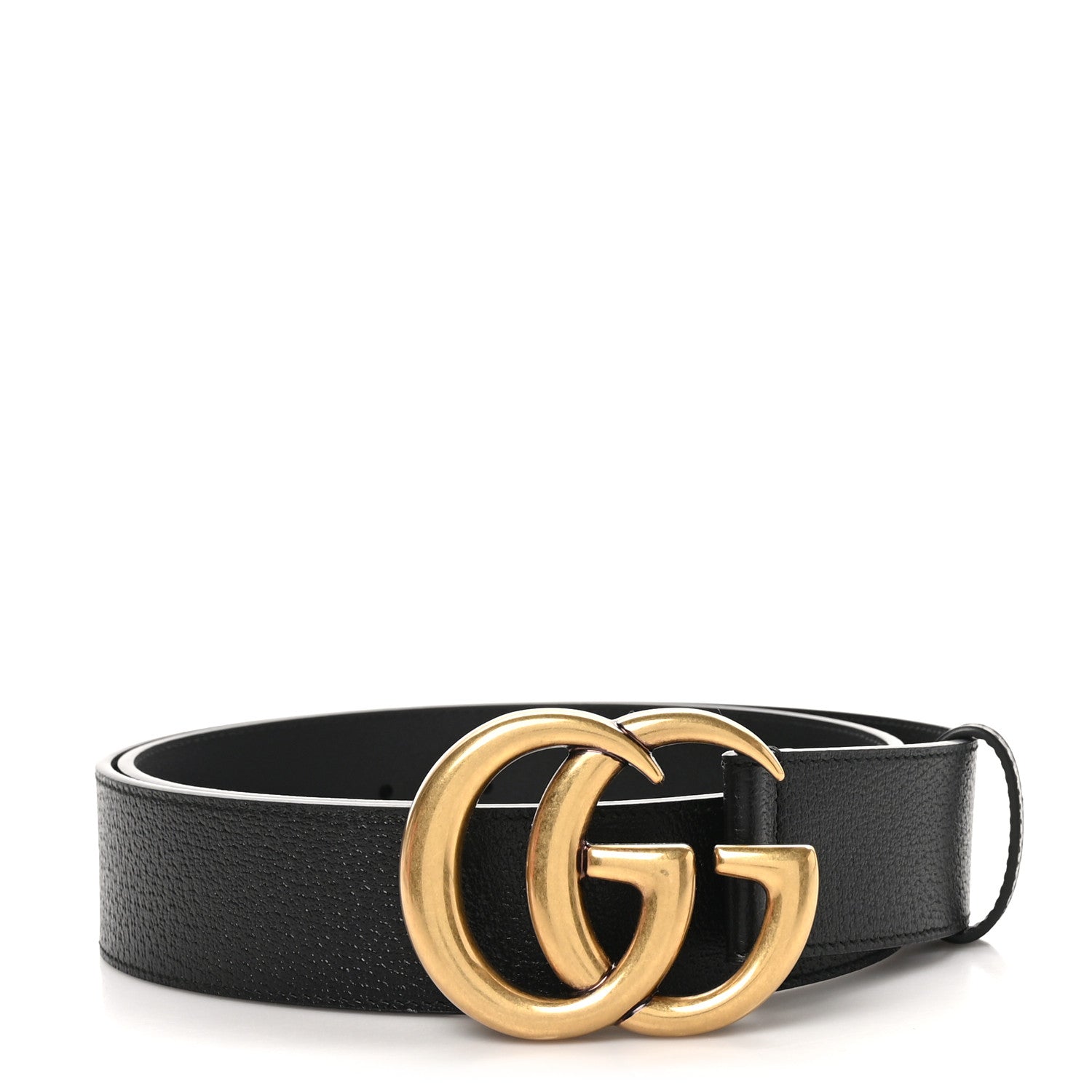 Gucci Calfskin Double G 40mm Belt 85 34 Black 1 of 5