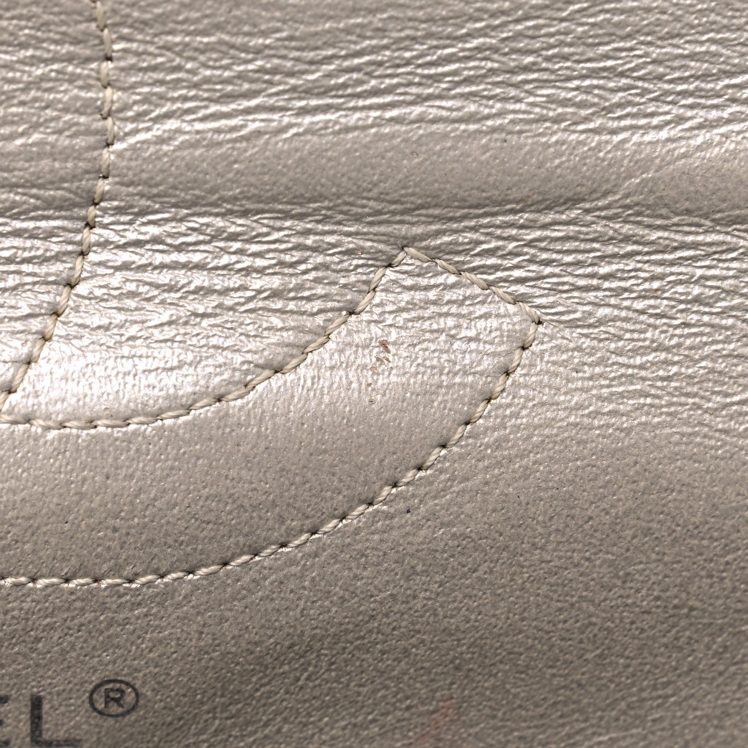 Chanel Metallic Aged Calfskin Quilted 2.55 Reissue 226 Flap Silver 19 of 21