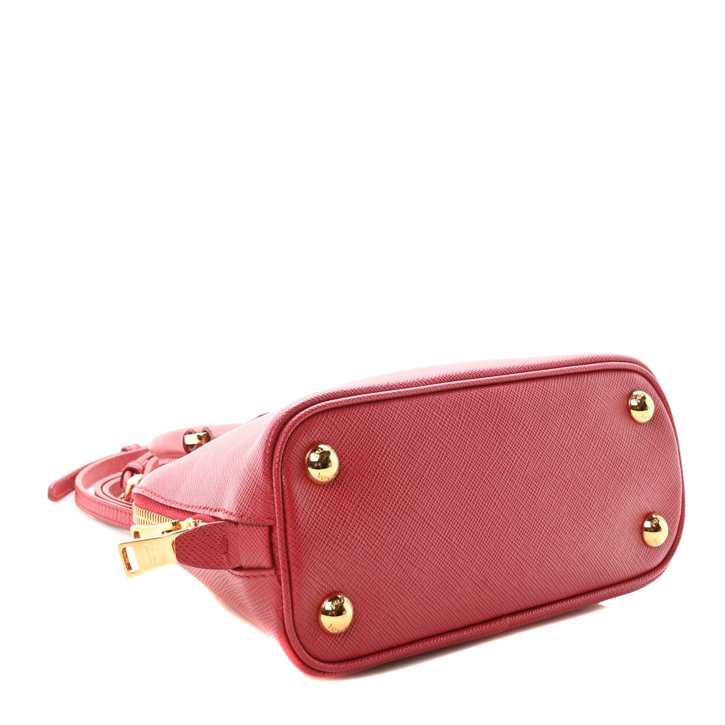 Saffiano Lux Mini Promenade Tote Fuoco