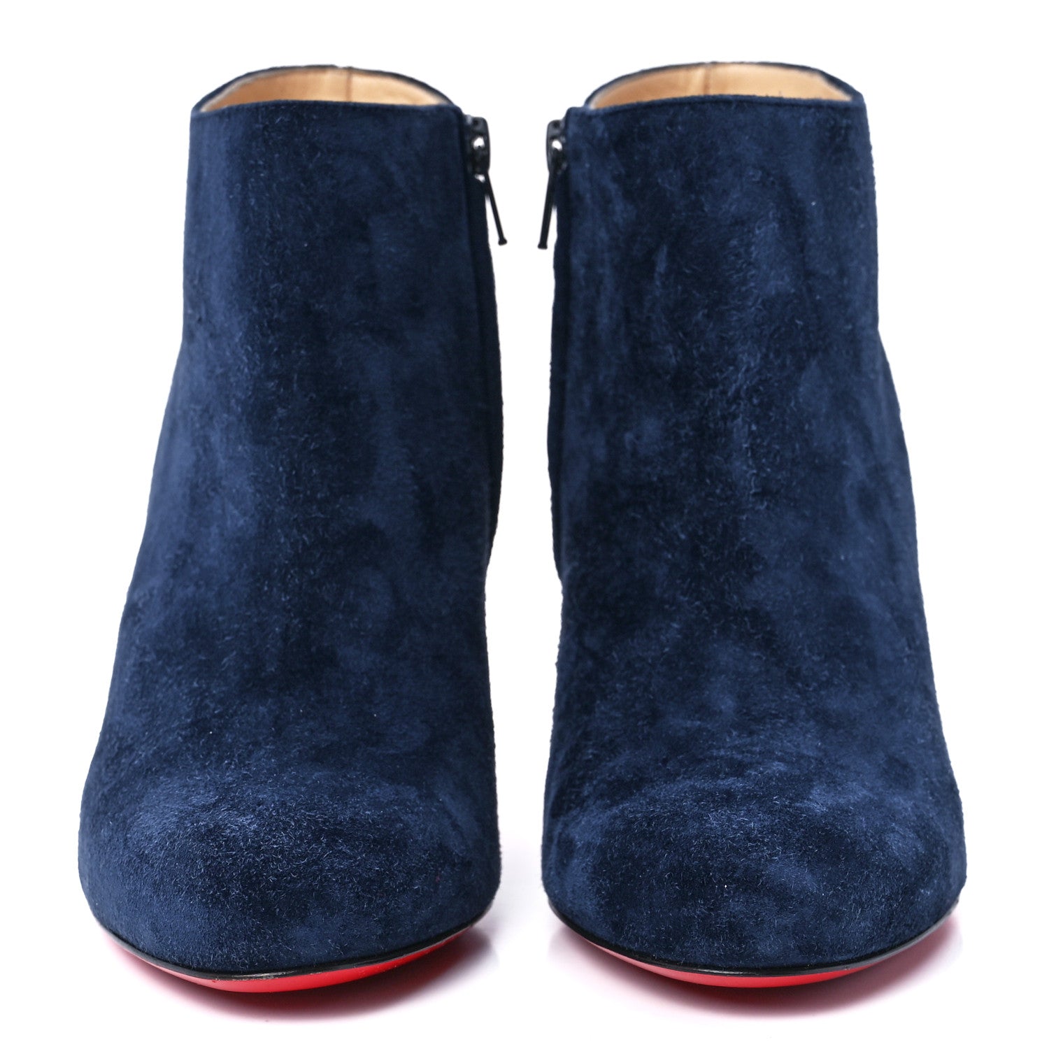 Christian Louboutin Veau Velours Belle 85 Ankle Boots 39 China Blue 2 of 8