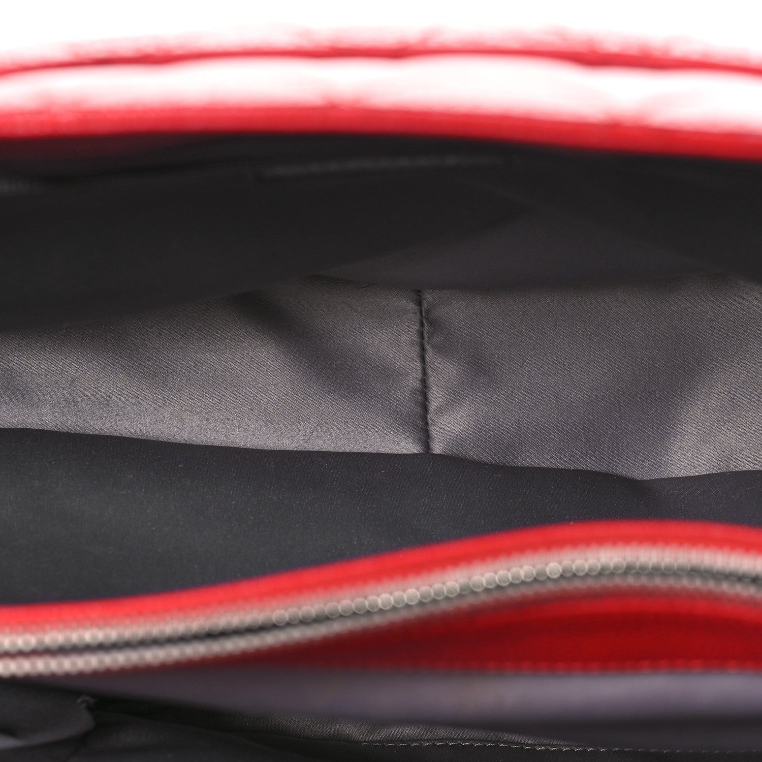 Chanel Caviar Quilted XL Grand Shopping Tote GST Red 5 of 10