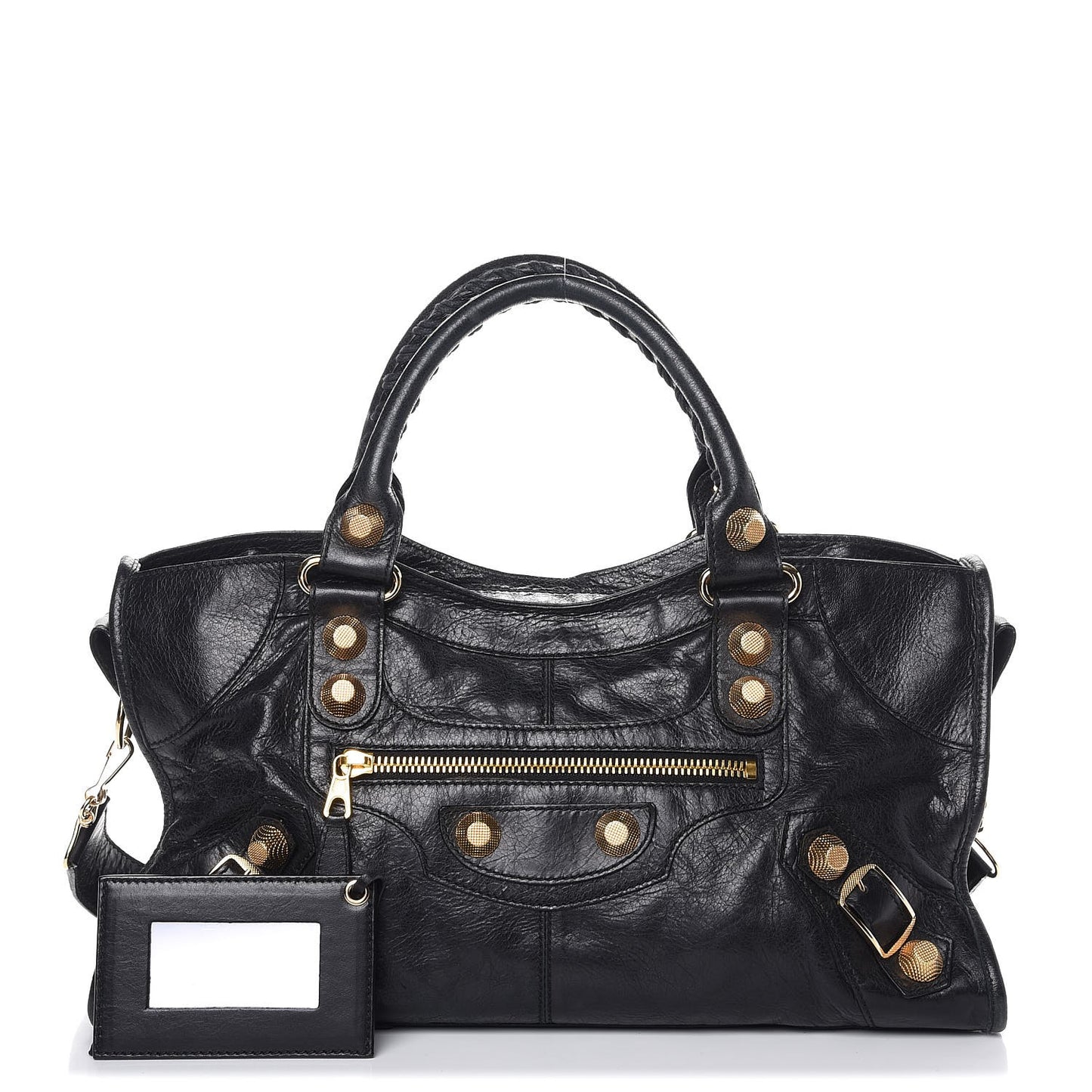 Agneau Giant 21 Gold Hardware Part Time Black