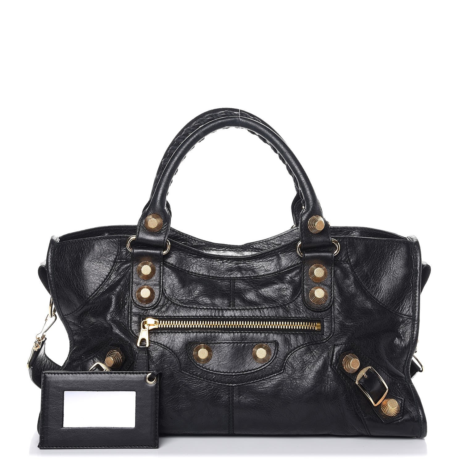 Balenciaga Agneau Giant 21 Gold Hardware Part Time Black 1 of 8