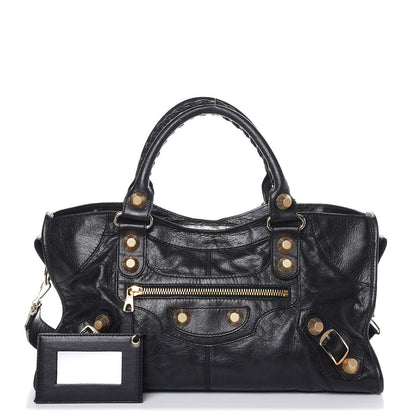 Balenciaga Agneau Giant 21 Gold Hardware Part Time Black 1 of 8