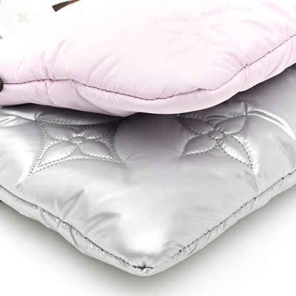 Louis Vuitton Econyl Monogram Pillow Maxi Multi Pochette Accessories Silver Pale Pink 9 of 10