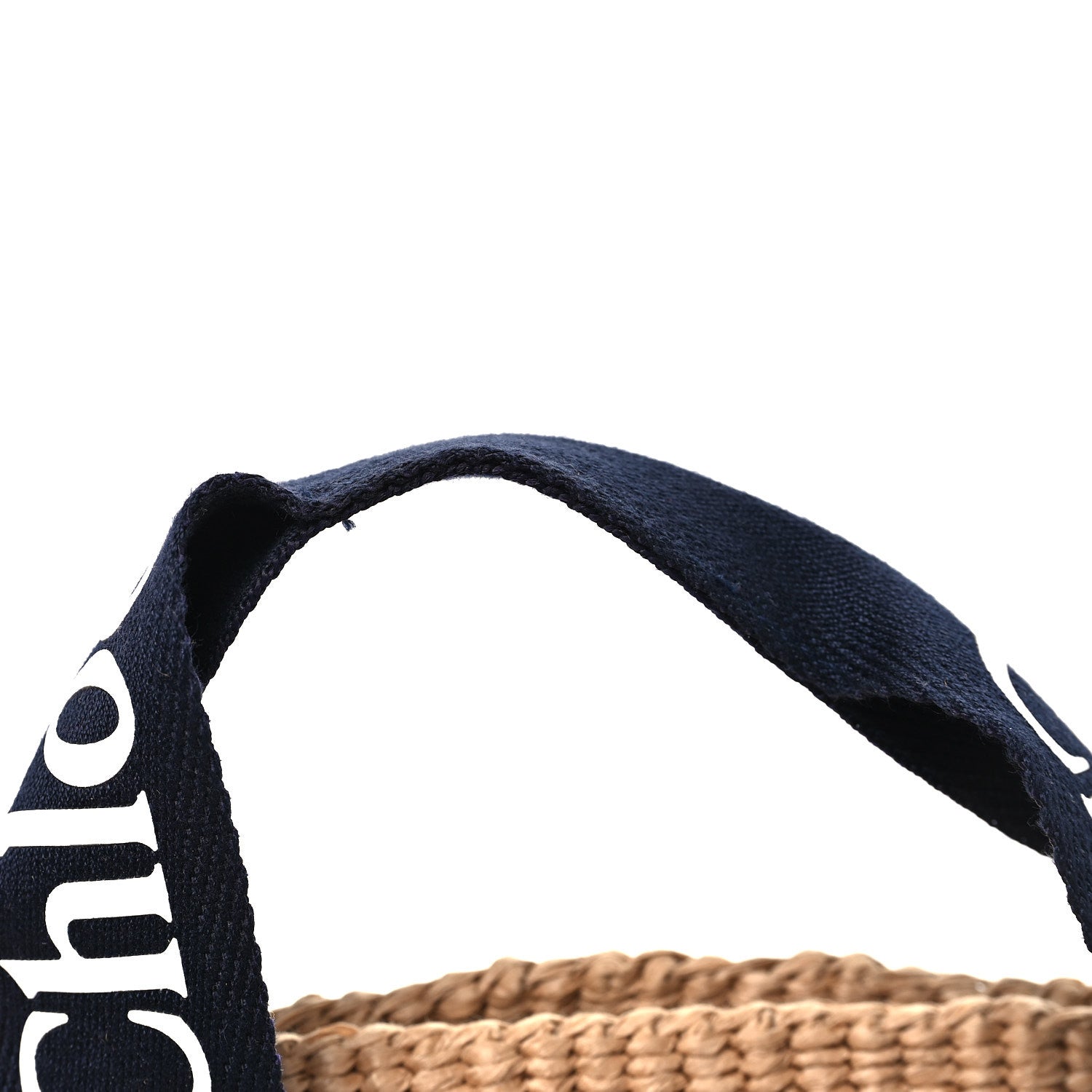 Chloe X MIFUKO Raffia Kids Basket Bag Black Beige 10 of 10
