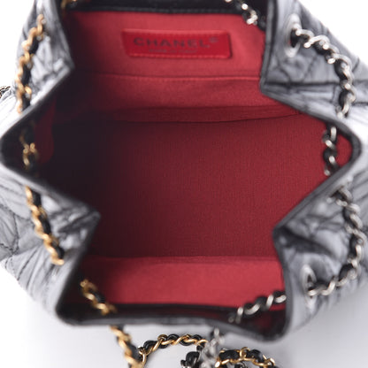 Chanel Aged Calfskin Quilted Small Gabrielle Backpack Black 5 of 10