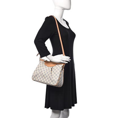 Louis Vuitton Damier Azur Siracusa PM 2 of 9