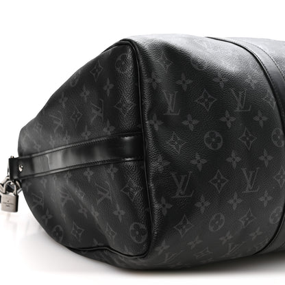 Louis Vuitton Monogram Eclipse Keepall Bandouliere 45 8 of 10