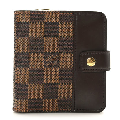 Louis Vuitton Damier Ebene Zippe Zipped Compact Wallet 1 of 8