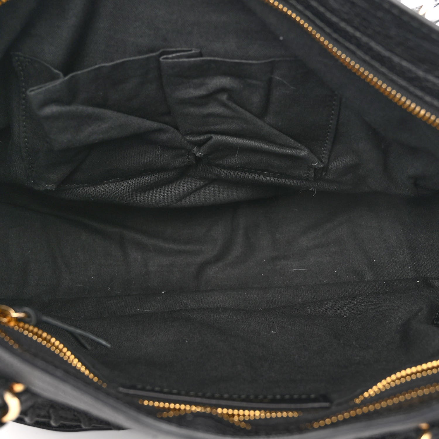 Balenciaga Chevre Gold Metallic Edge Hardware City Black 5 of 14
