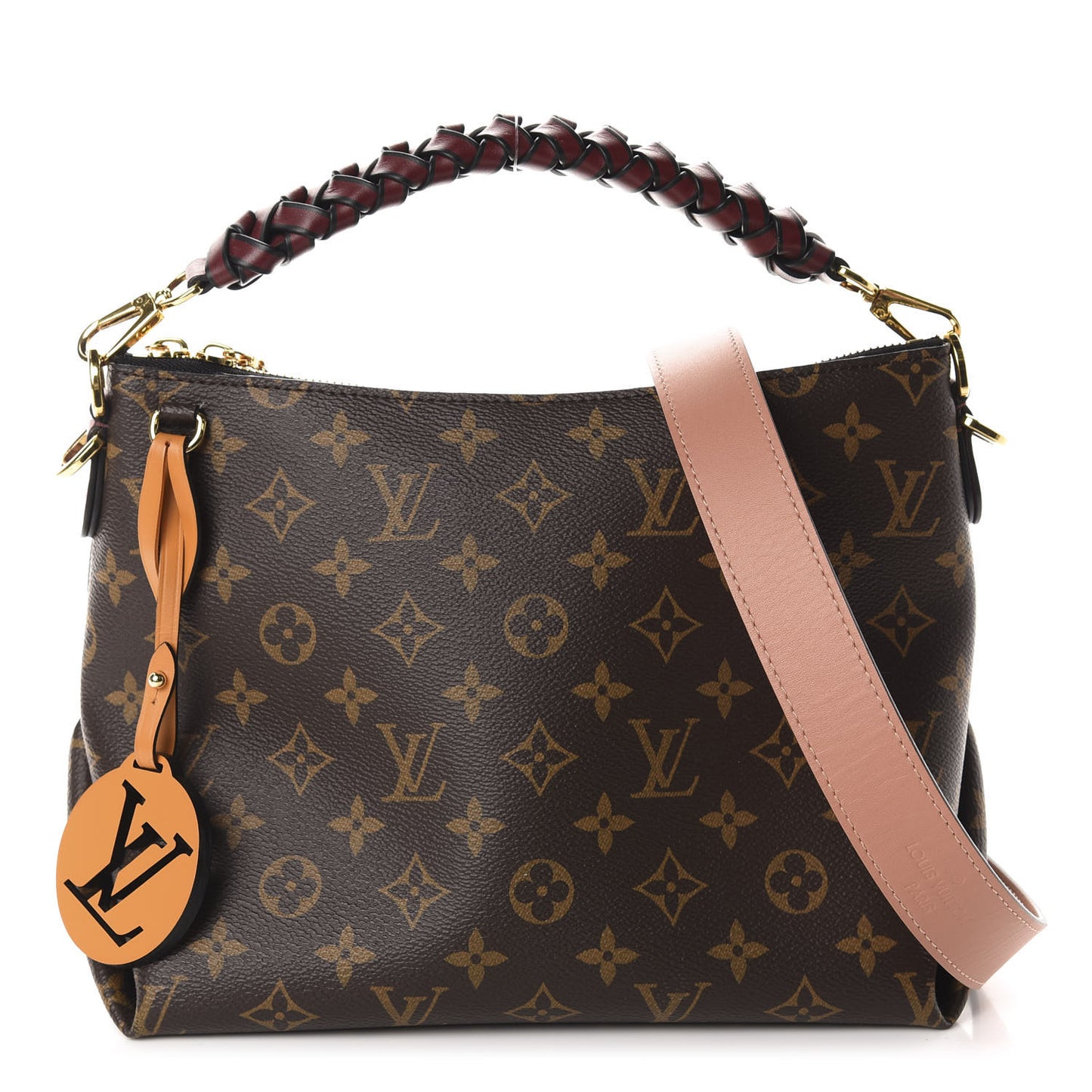 Monogram Beaubourg Hobo Mini Bordeaux Red Peach Safran Blue Jean Blue