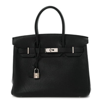 Hermes Togo BIRKIN 30 Black 1 of 12