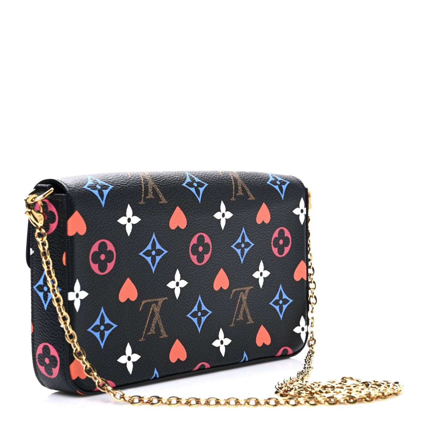 Game On Felicie Chain Wallet Black