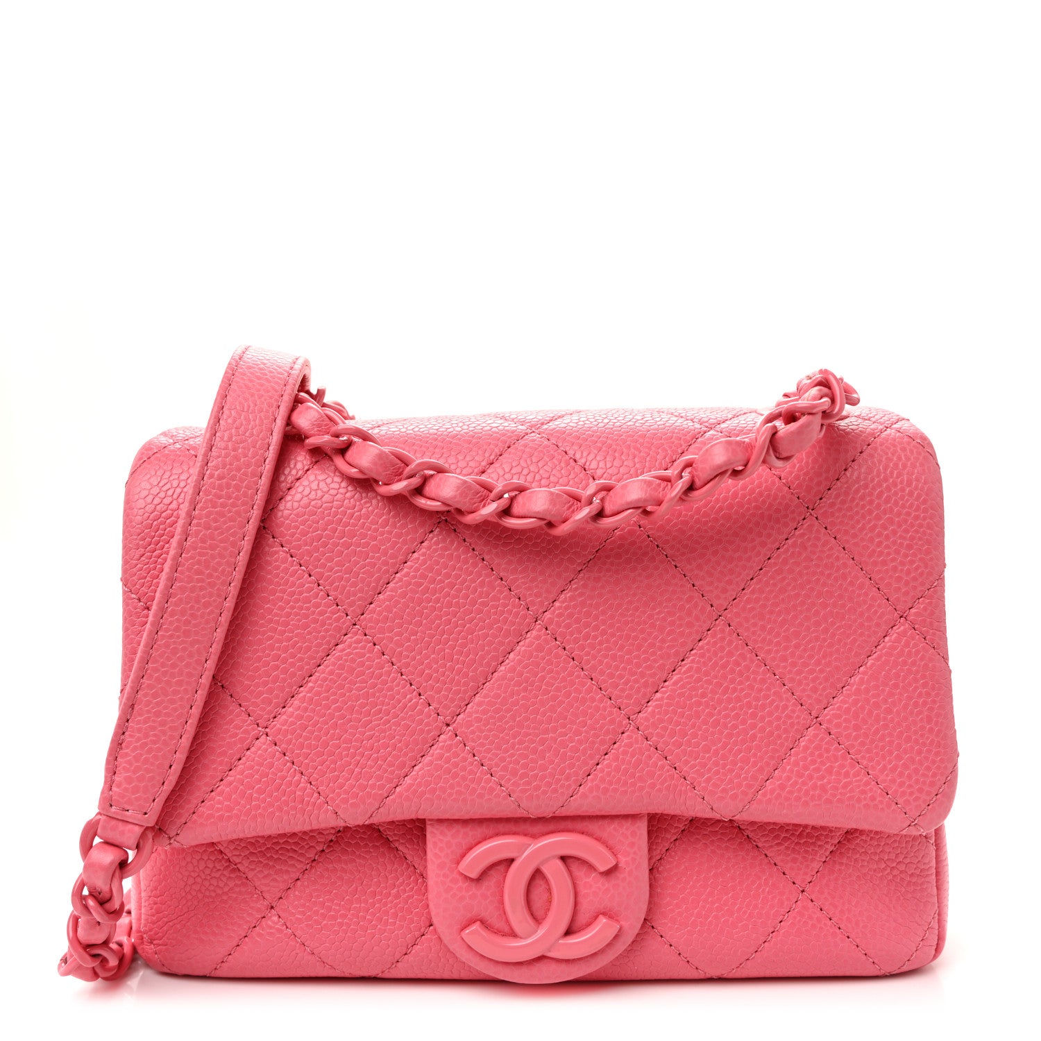 Chanel Caviar Quilted Mini Incognito Square Flap Pink 1 of 10