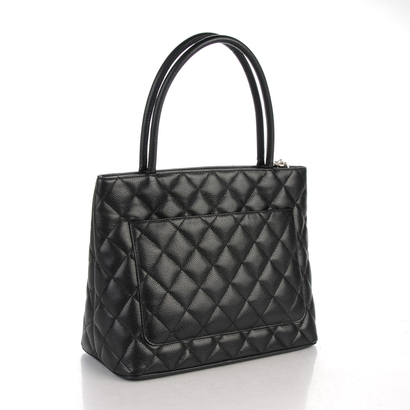 Chanel Caviar Quilted Medallion Tote Black 3 of 7