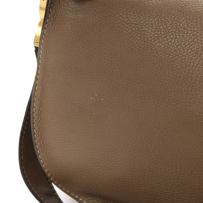 Chloe Calfskin Medium Marcie Round Zip Crossbody Nut 8 of 12