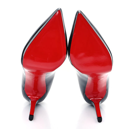 Christian Louboutin Patent Pigalle Plato 100 Pumps 37.5 Black 6 of 9