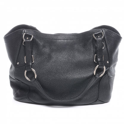Prada Vitello Daino Shoulder Bag Black 3 of 9