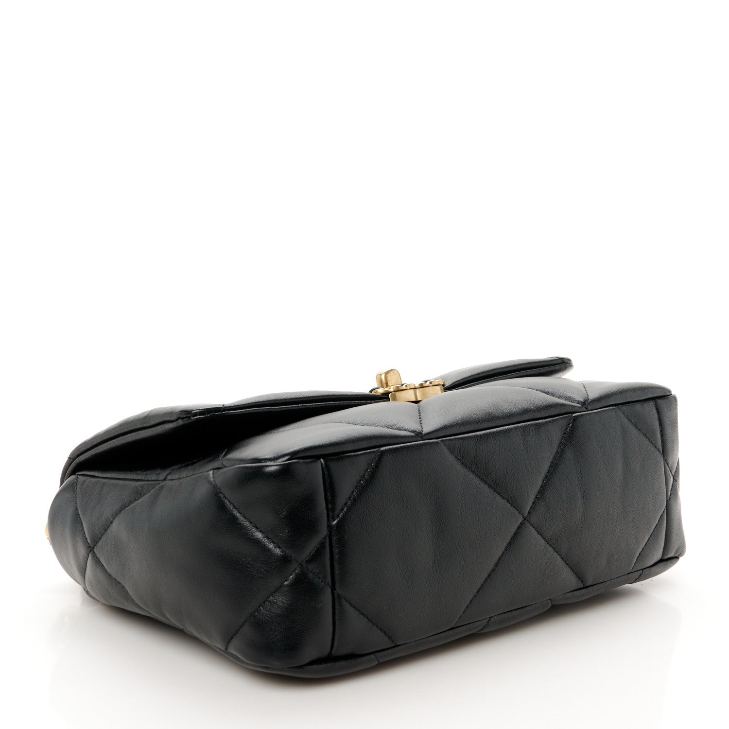 Chanel Lambskin Quilted Medium Chanel 19 Flap Black 4 of 10