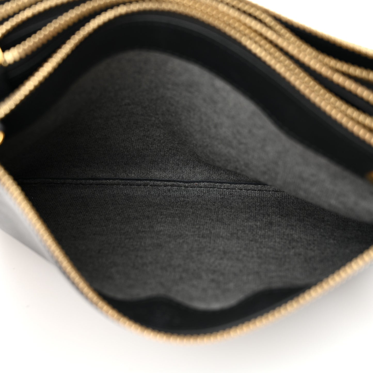 Lambskin Small Trio Crossbody Bag Black