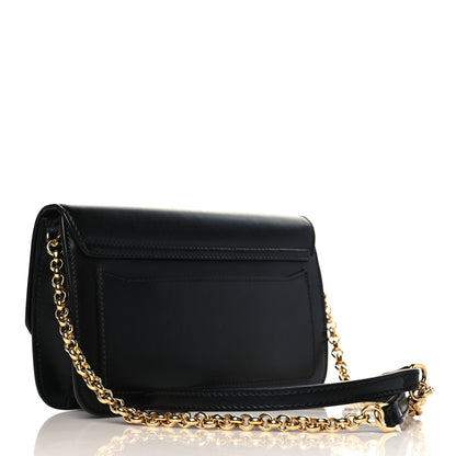 Chloe Calfskin Suede C Clutch With Chain Black 3 of 9
