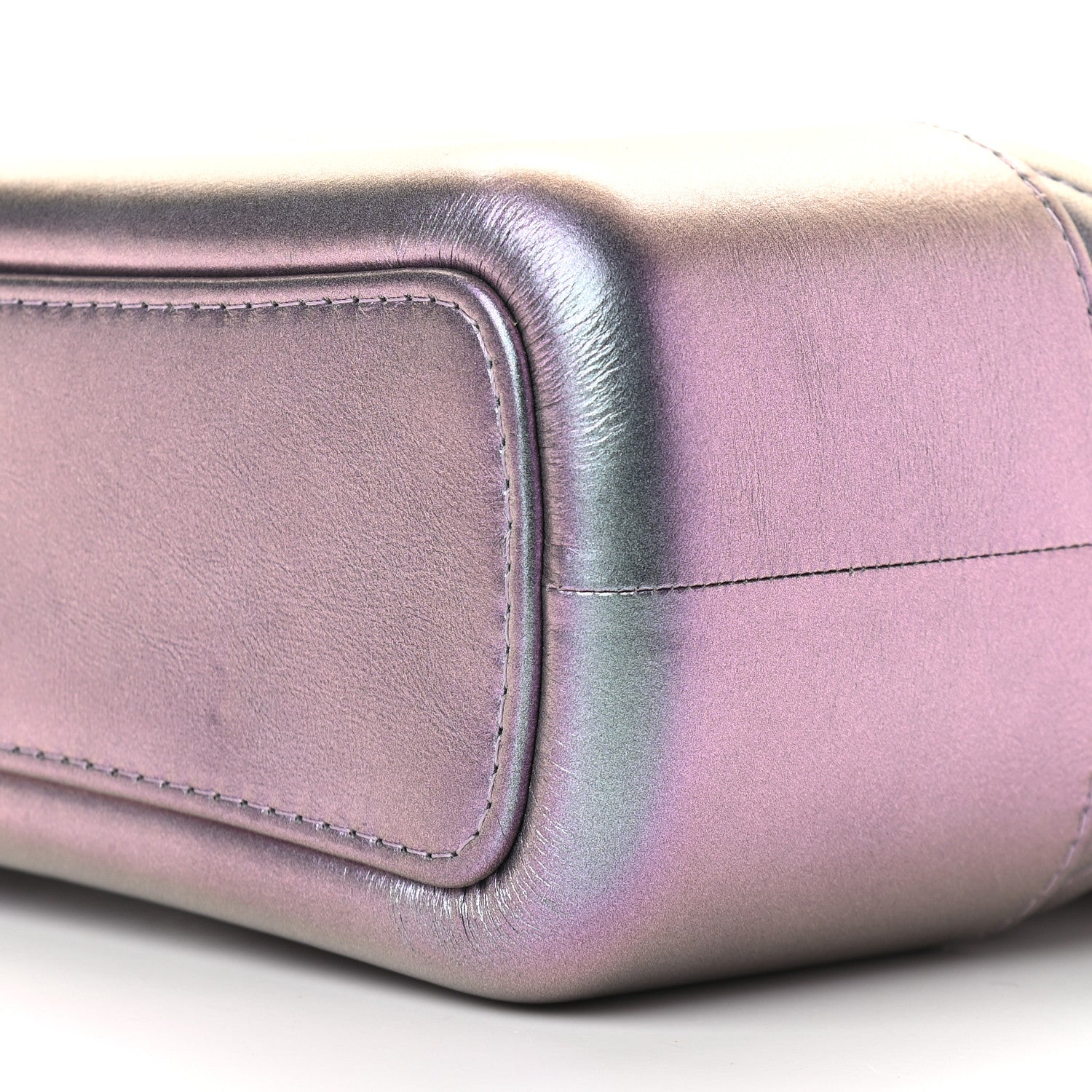 Chanel Iridescent Lambskin Calfskin Quilted Medium Gabrielle Hobo Light Purple 9 of 9