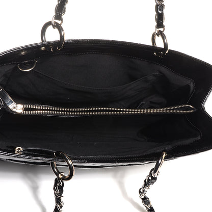 Chanel Patent Grand Shopping Tote GST Black 6 of 8