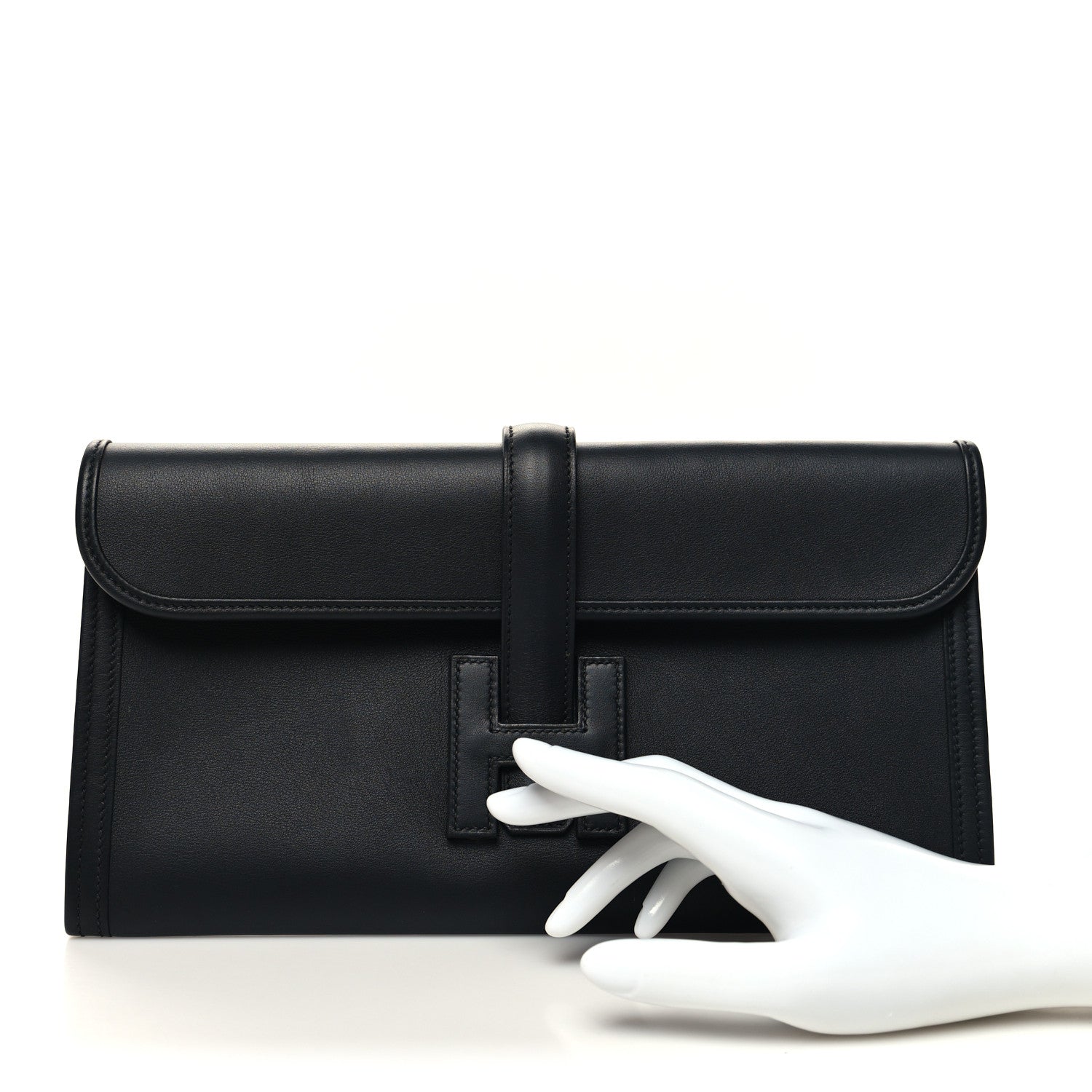 Hermes Swift Jige Elan 29 Clutch Black 1389571 – FASHIONPHILE