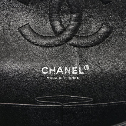 Chanel Lambskin Perforated Medium Double Flap Black 6 of 18