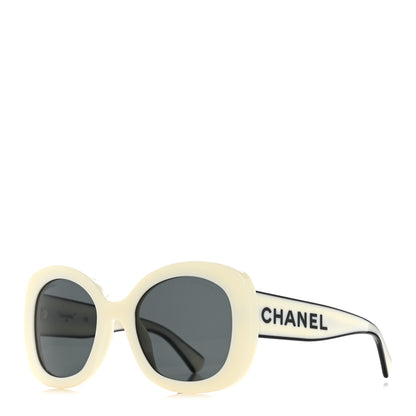 Chanel Acetate Sunglasses 71414A White 1 of 8