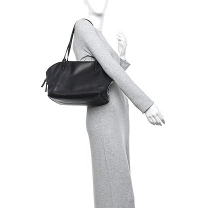 The Row Polished Saddle Calfskin Henri Bag Black 2 of 11