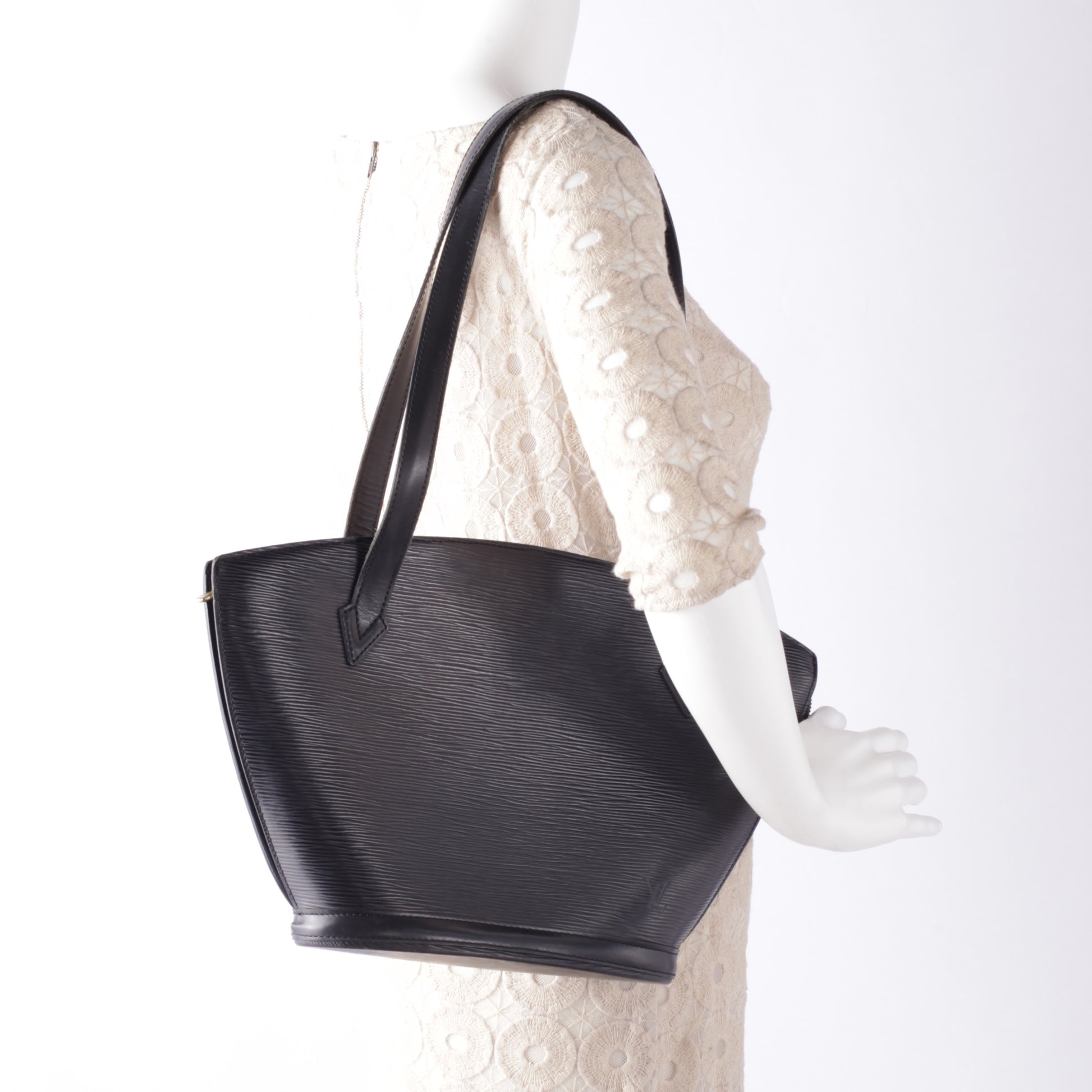 Louis Vuitton Epi Saint Jacques PM Long Straps Black 2 of 6