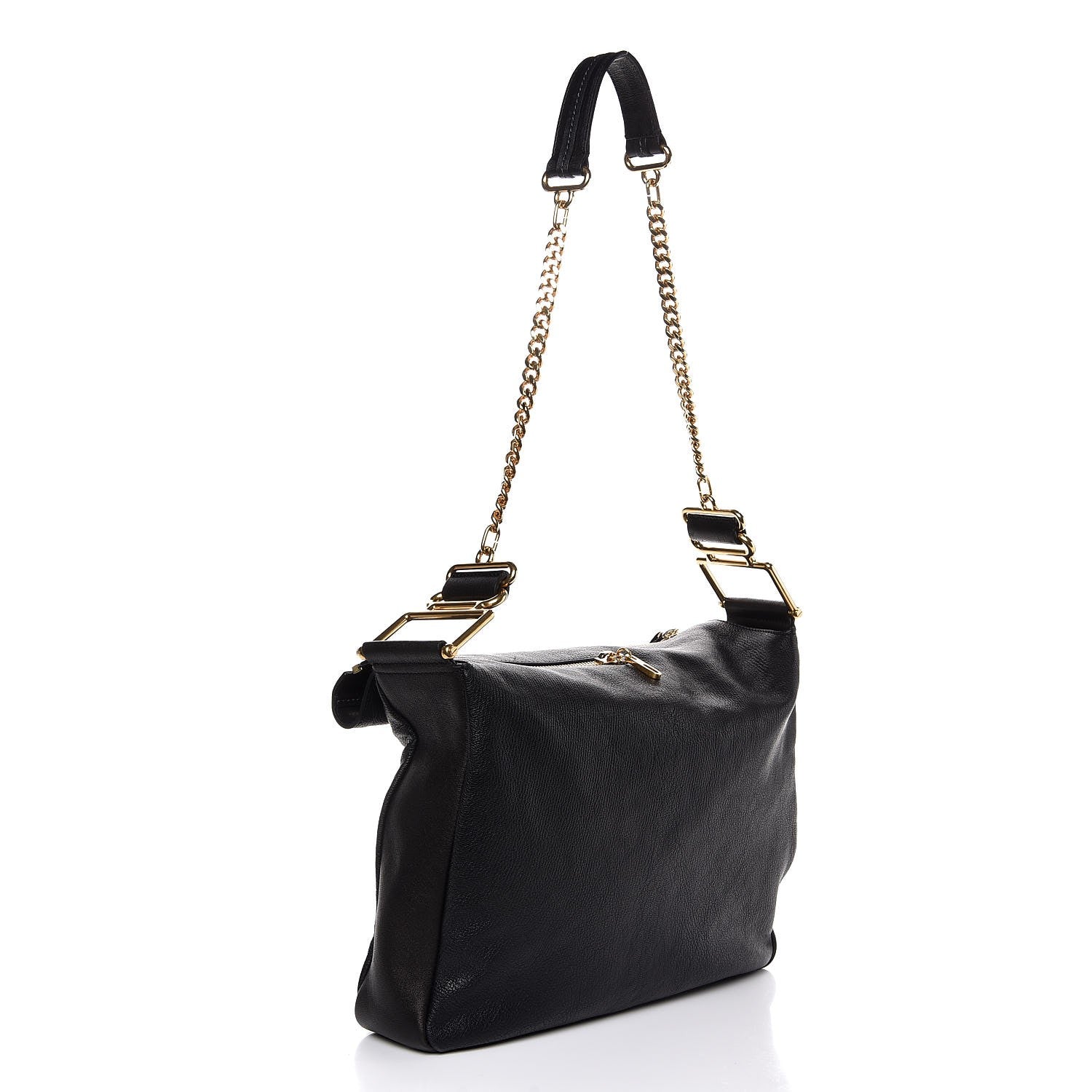 Chloe Sheepskin Vanessa Chain Shoulder Bag Black 3 of 7